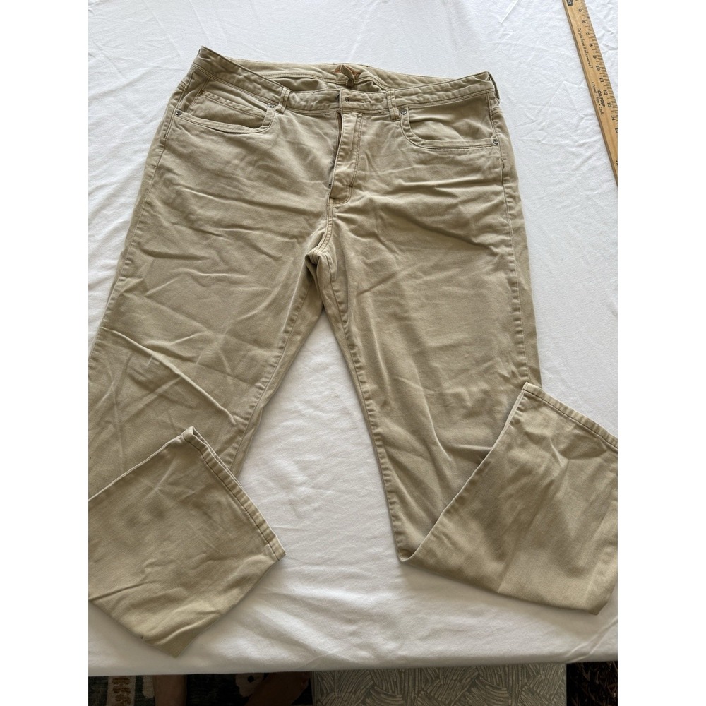 Tommy Bahama Mens Harbor Point Five Pocket Pants Beige 38x32 Khakis
